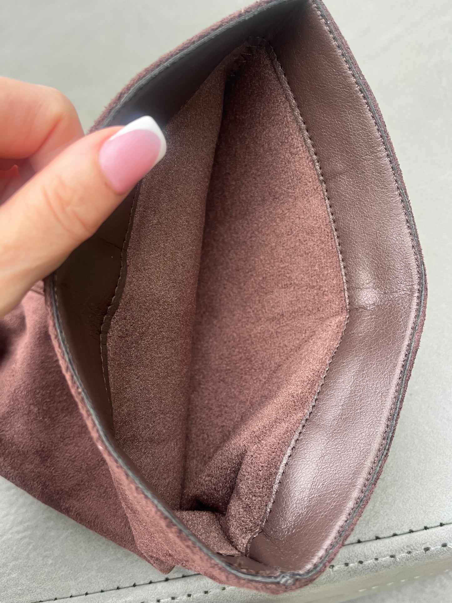 Low block Heel Ruched Boots - Brown