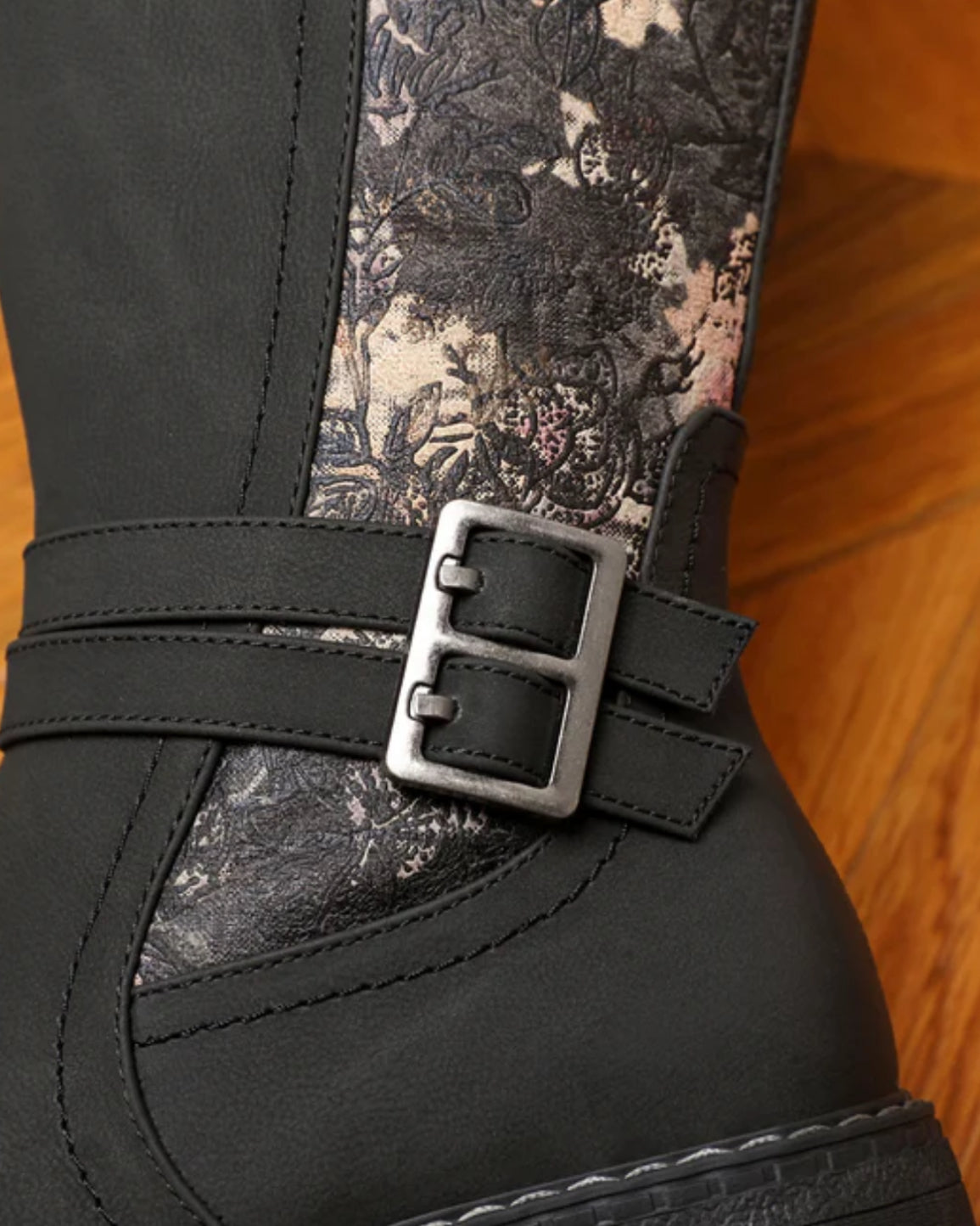 Knee High Pattern Boots