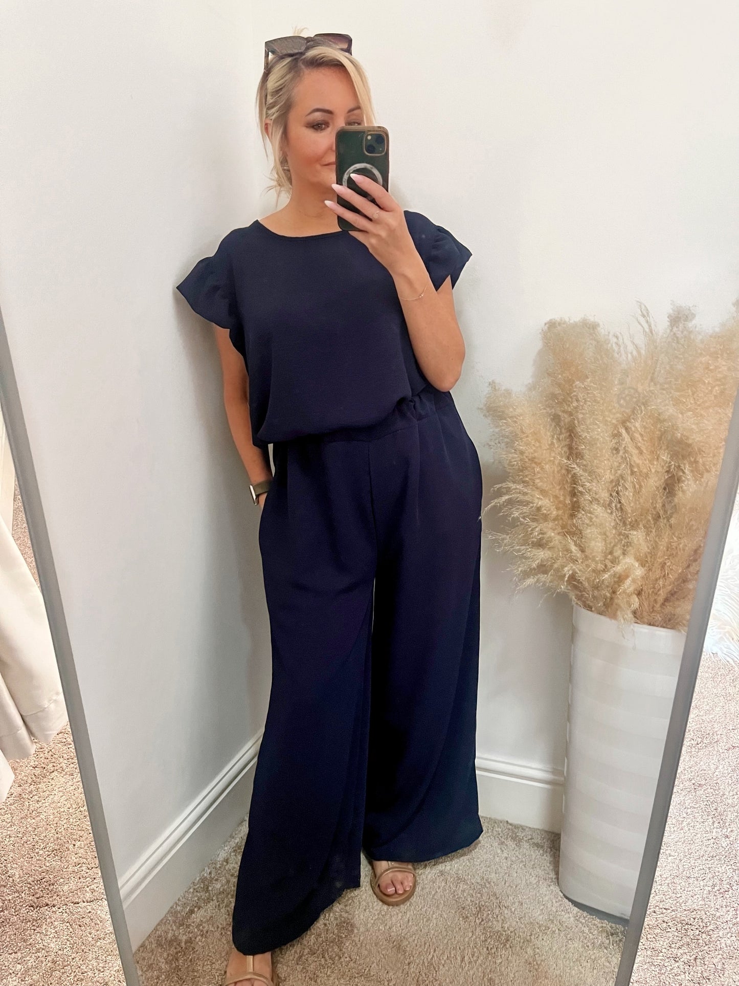 Plus Size Co-ord - Navy
