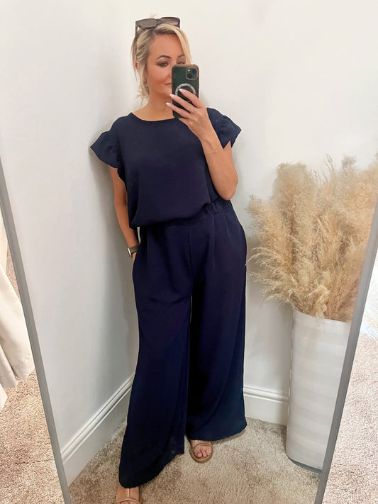 Plus Size Co-ord - Navy
