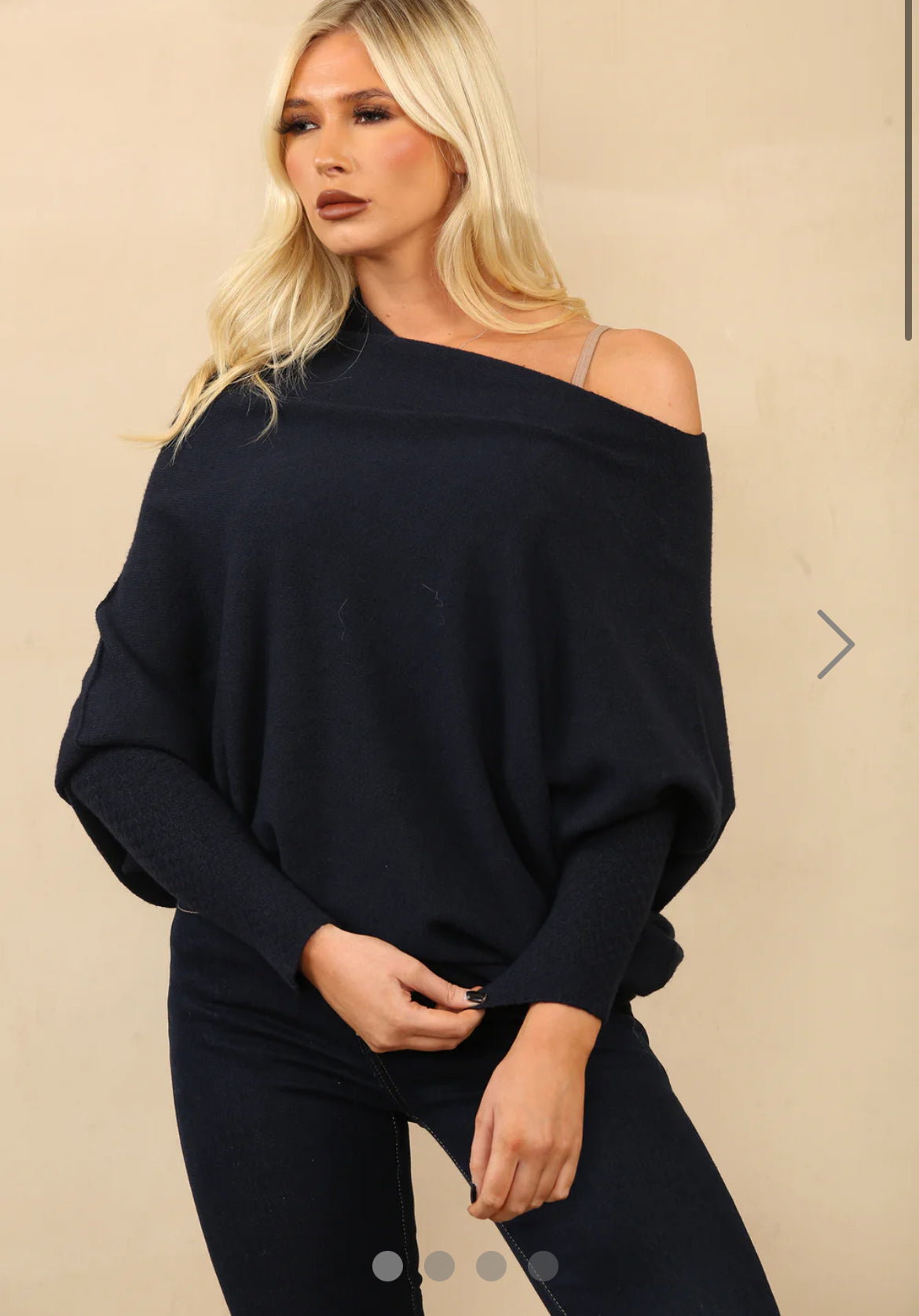 Asymmetric Poncho Jumper