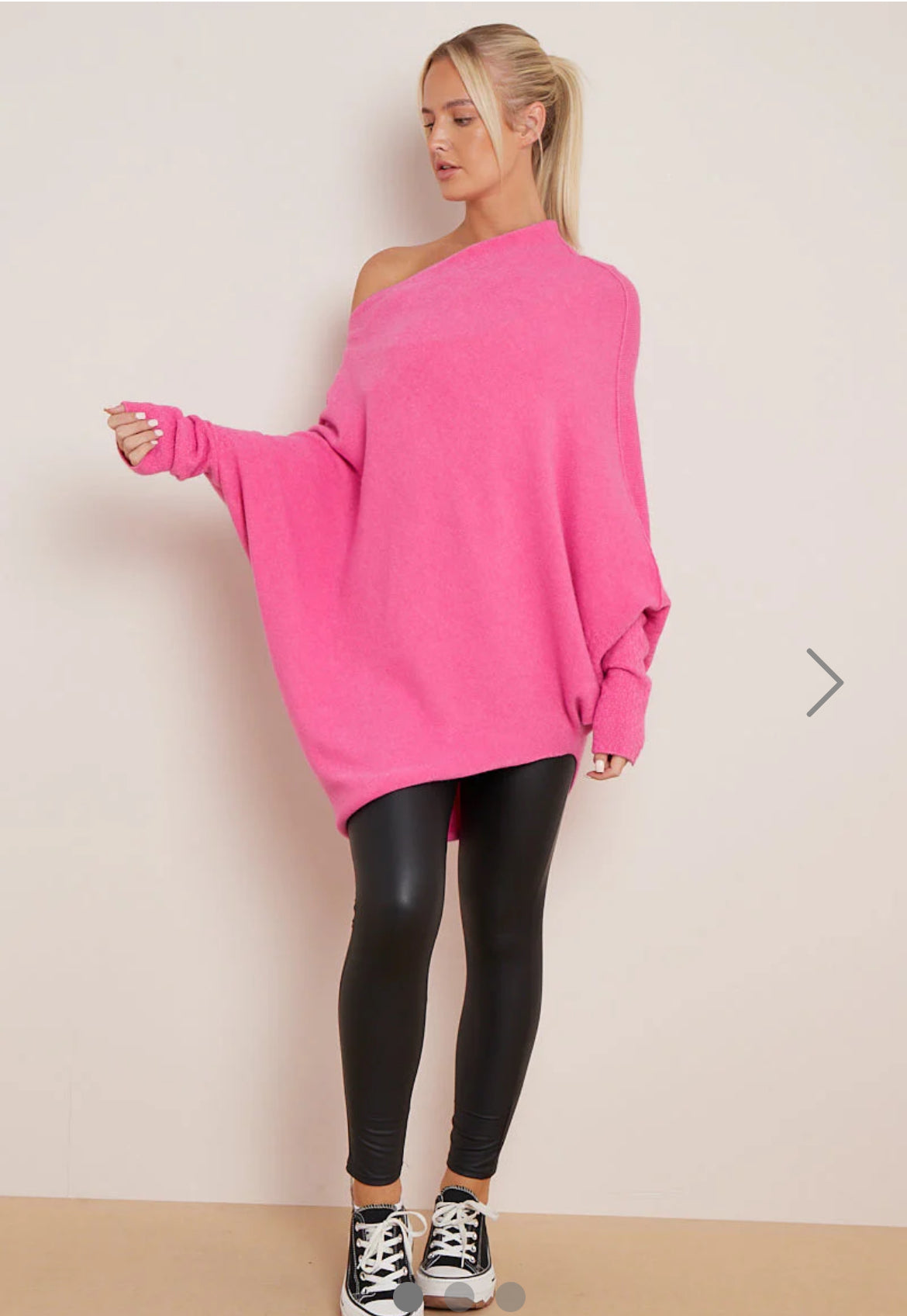 Asymmetric Poncho Jumper