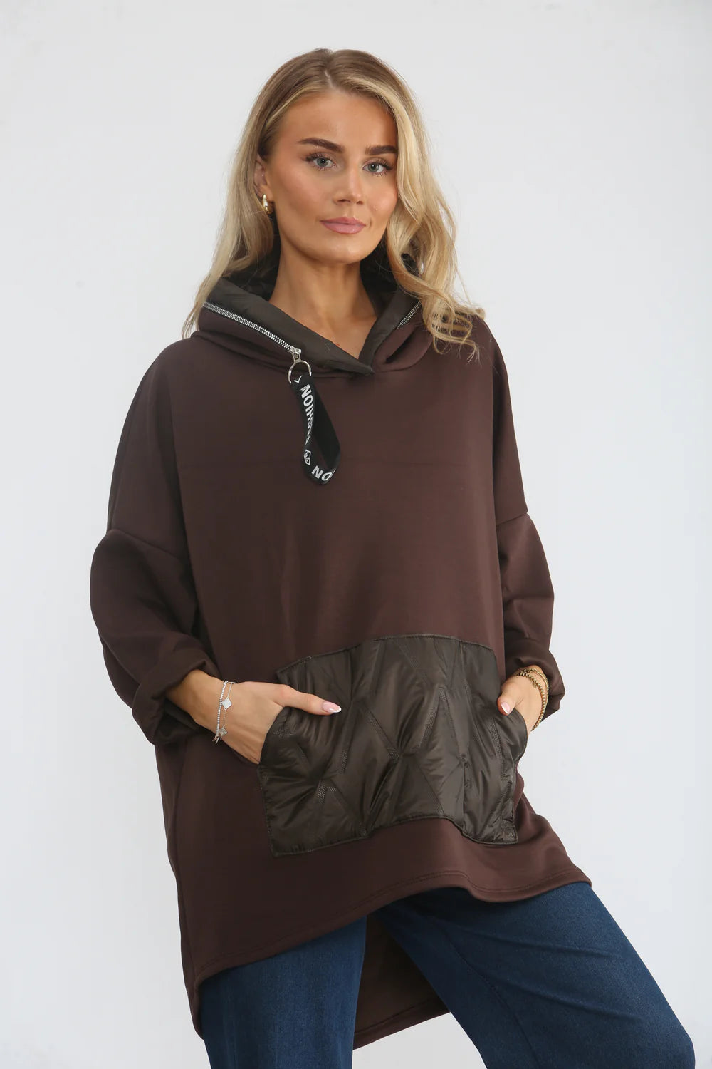 Hood Sweater - Chocolate Brown