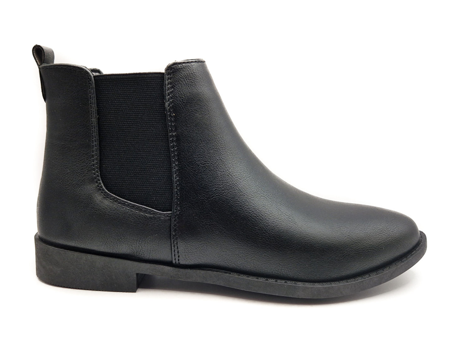 Ladies Wide Fit Pull on Chelsea Boots